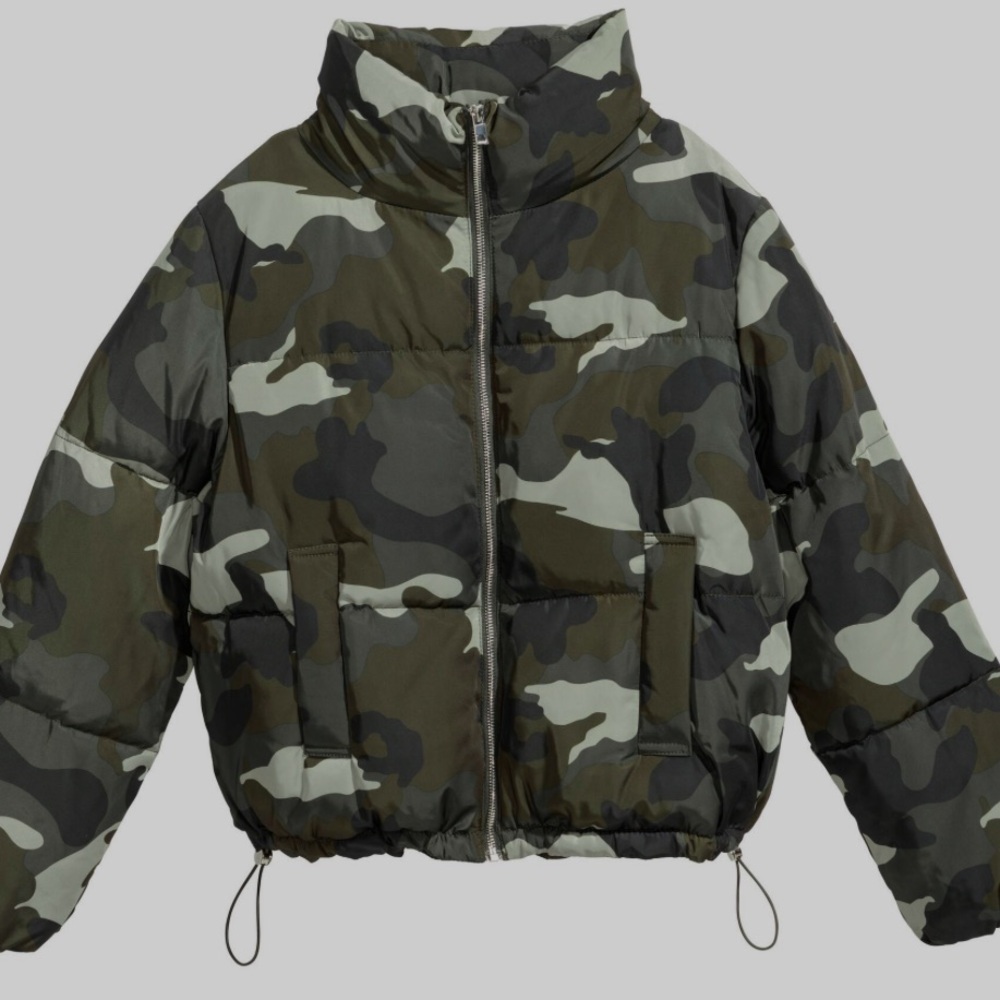Camouflage Puffer Jacket